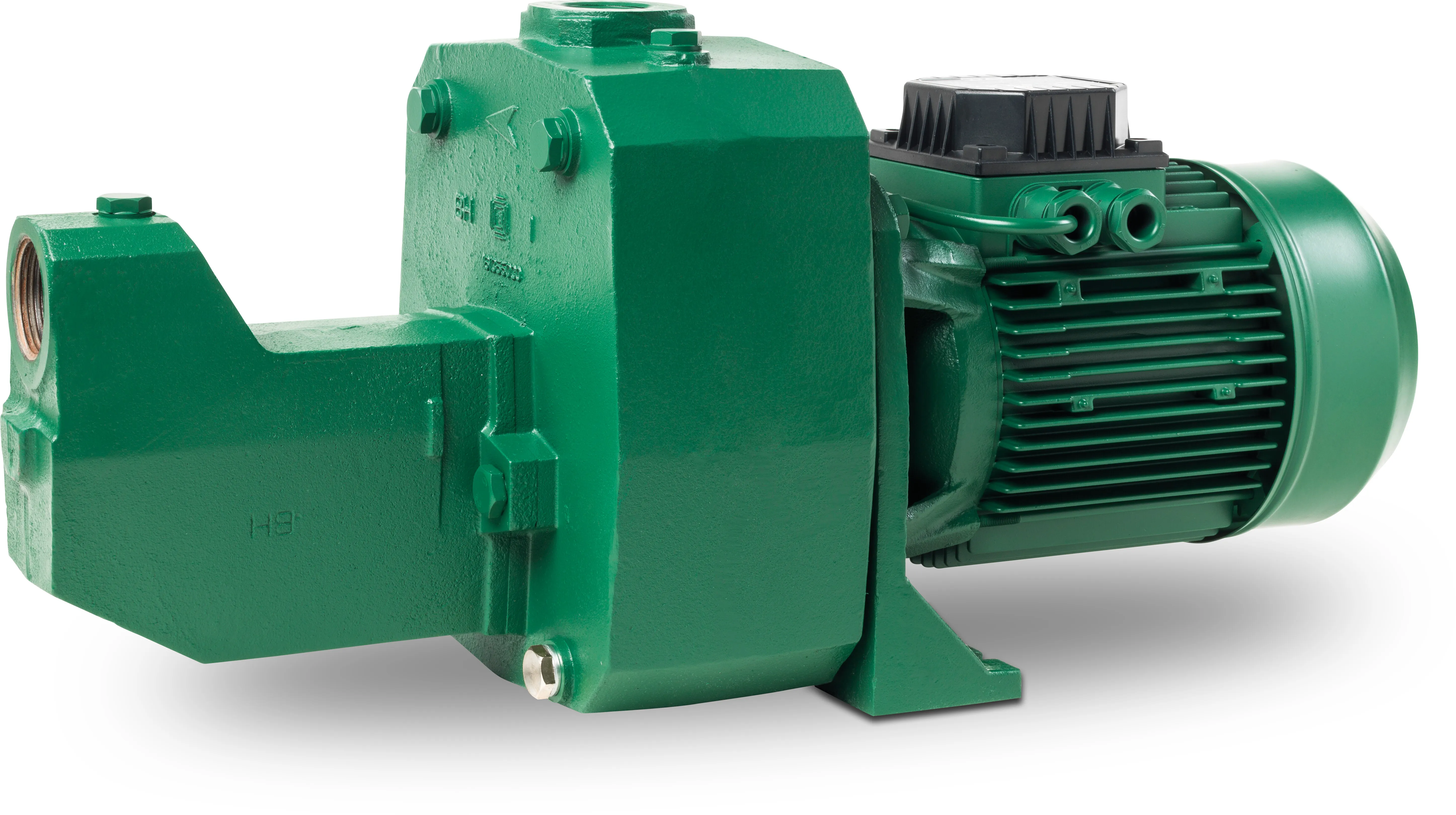 DAB Jet pump cast iron 1 1/4" x 1" female thread 6bar 7,2A 230VAC green self priming type JET 151 M