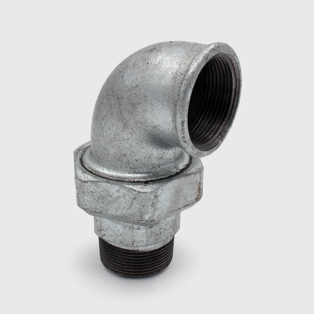 Profec Nr. 98 Coude union 90° fonte galvanisé 1" filetage femelle x filetage mâle 25bar DVGW type conique