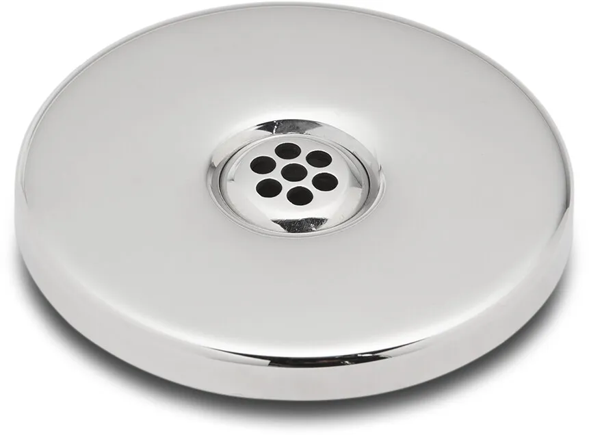Ocean Cover for inlet fitting stainless steel 316 1 1/2" male thread stainless steel type Standard Round