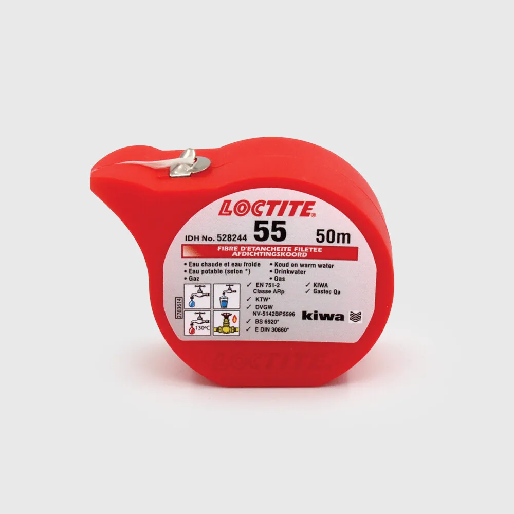 Loctite Pipe thread sealant nylon fibre white 50m DVGW/WRAS type 55