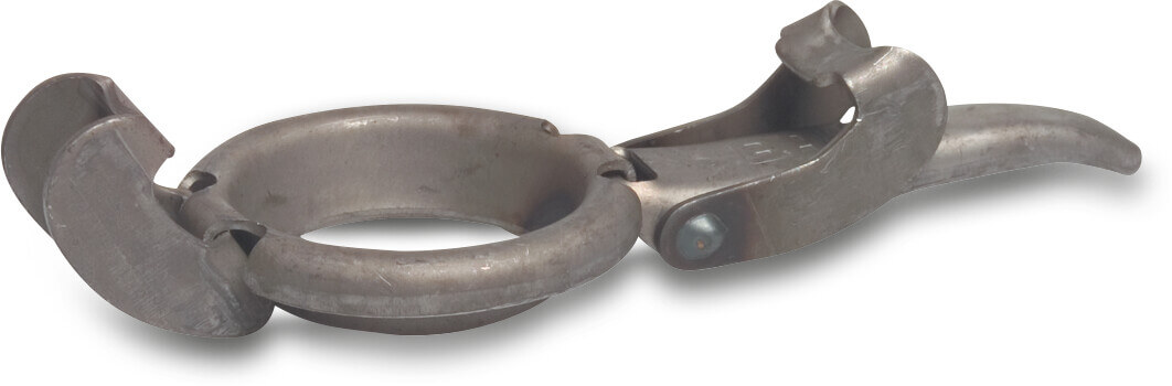 Spændering stål 108 mm han-del Bauer sort type Bauer S2