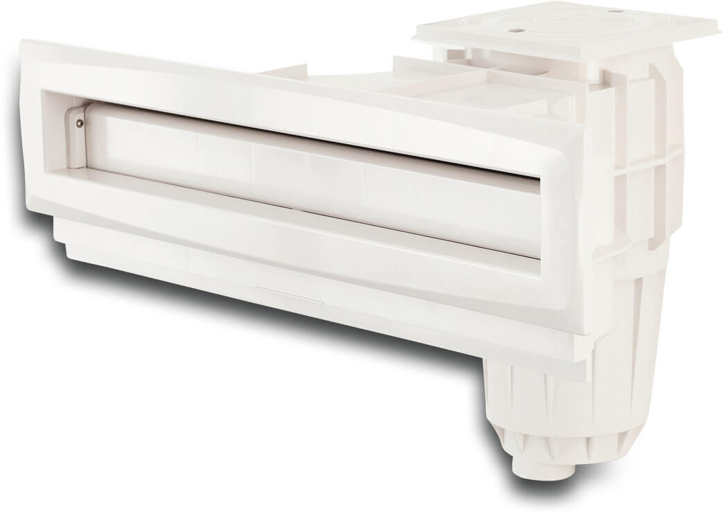 Ocean High waterline skimmer wide ABS female thread white/black