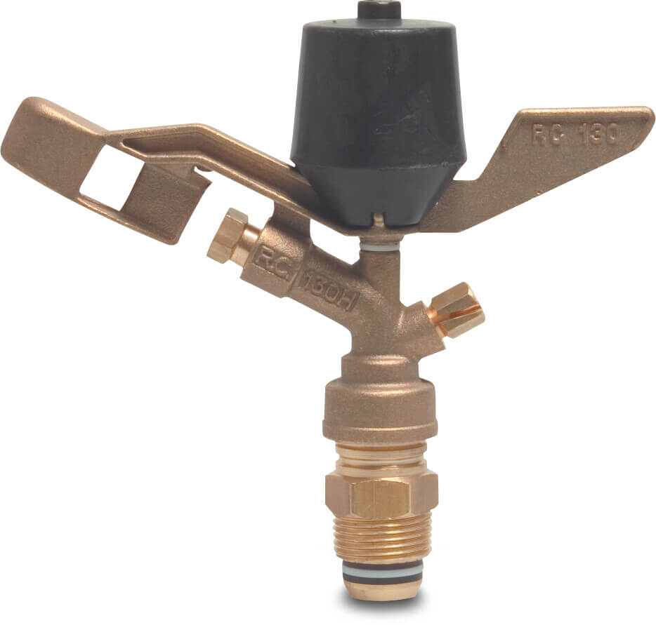 Arroseur circulaire laiton filetage mâle type RC 130 HH