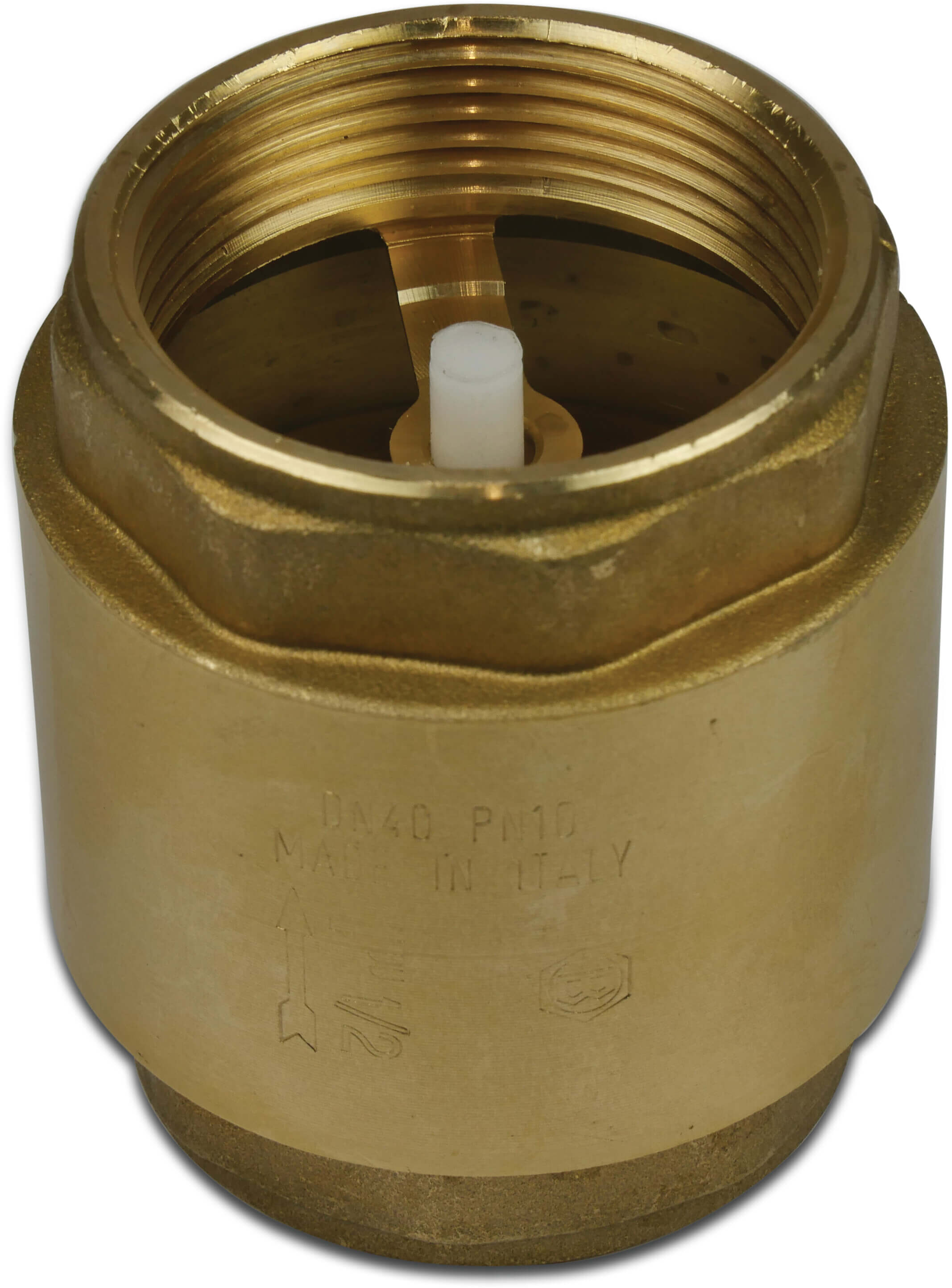 Profec Non return valve brass 1 1/2" female thread 10bar type 5