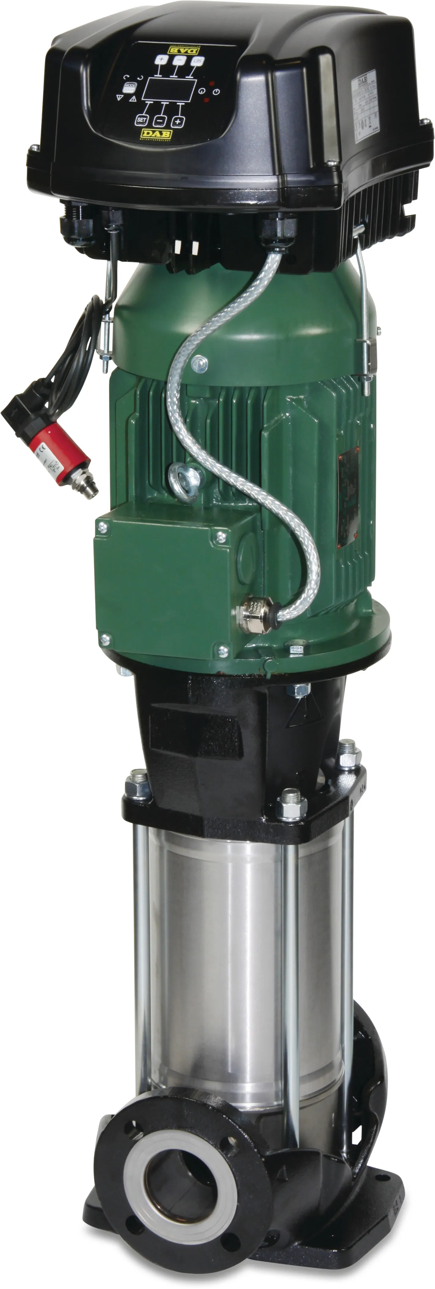 DAB Multi-stage centrifugal pump stainless steel DN40 flange 5.6A 400VAC type NKV 10/9S T