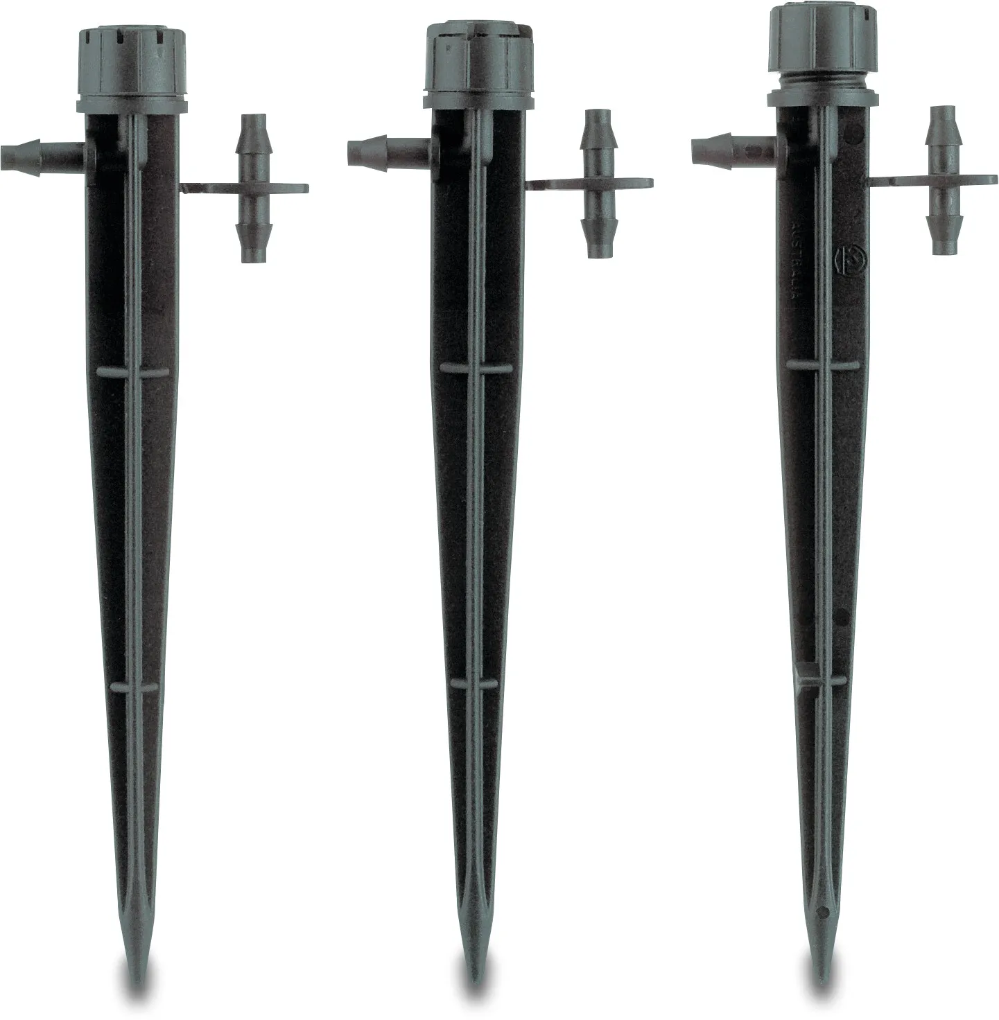 Rain Bird Mini sproeier op spike kunststof 6 mm barbed 360° 13cm type XS-360TS