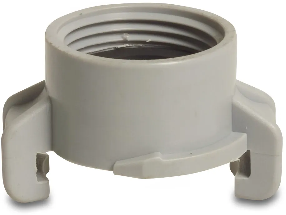 Snelkoppeling PA glasvezelversterkt 1" binnendraad NA 40 8bar grijs