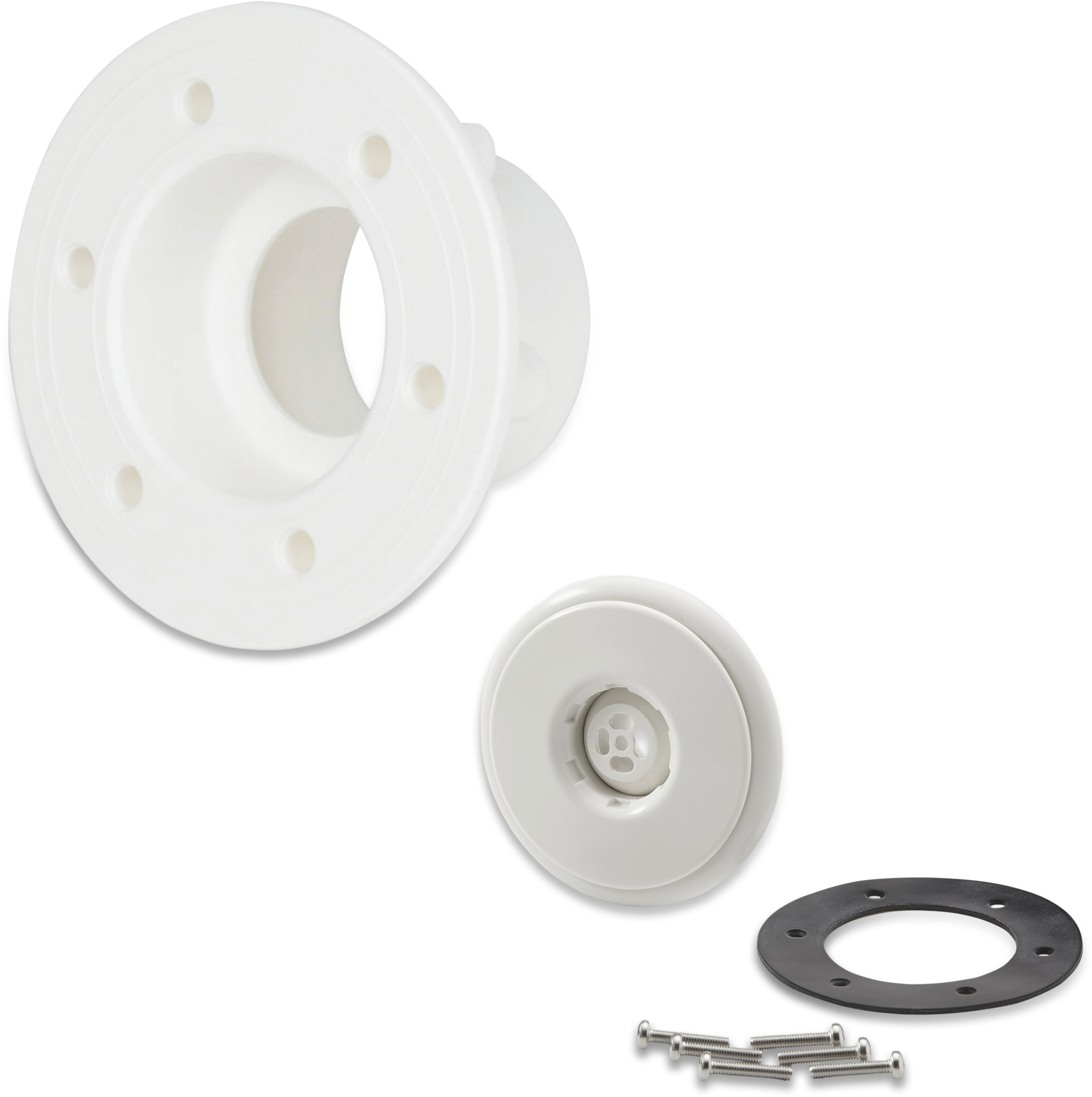 Ocean Inlaatbevestiging ABS buitendraad grijs type Standard Roestvrij stalen inzetstukken A4