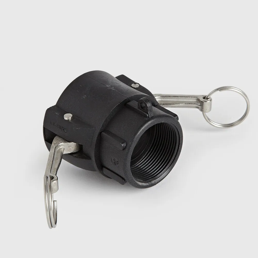 Schnellkupplung PP 1 1/2" M-Teil Kamlock x Innengewinde 6bar Schwarz Typ Kamlock D