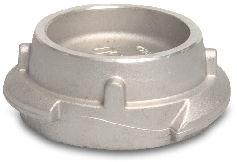 Tanker end cap coupler aluminium DN100 x 4" male part TW type VB