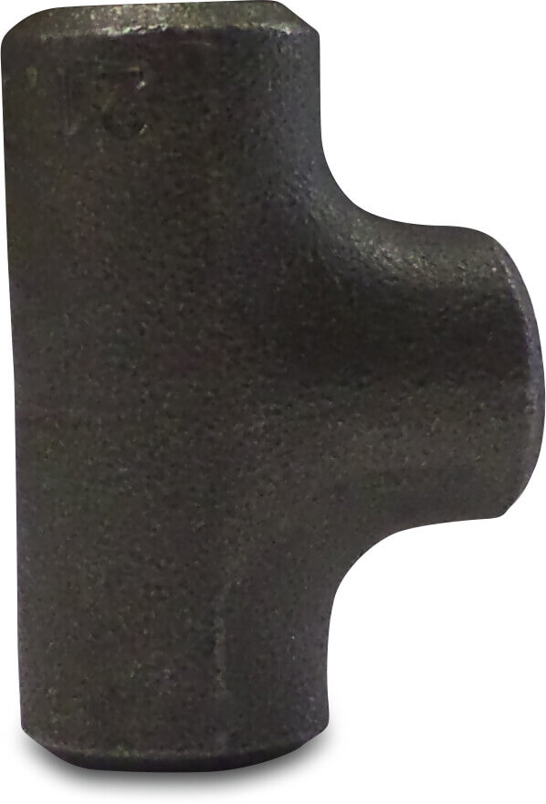 T-stuk 90° staal 21,3 mm stomplas