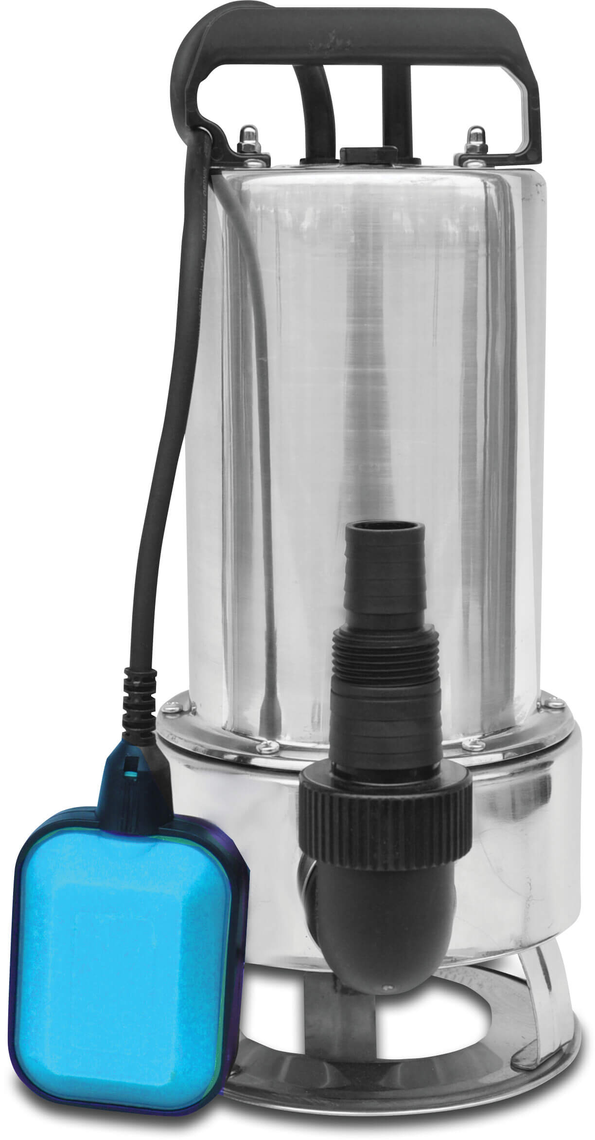 Submersible pump 1" x 1 1/2" x 1" hose tail x male thread x hose tail 1,6A 230VAC stainless steel type IP 550 INOX