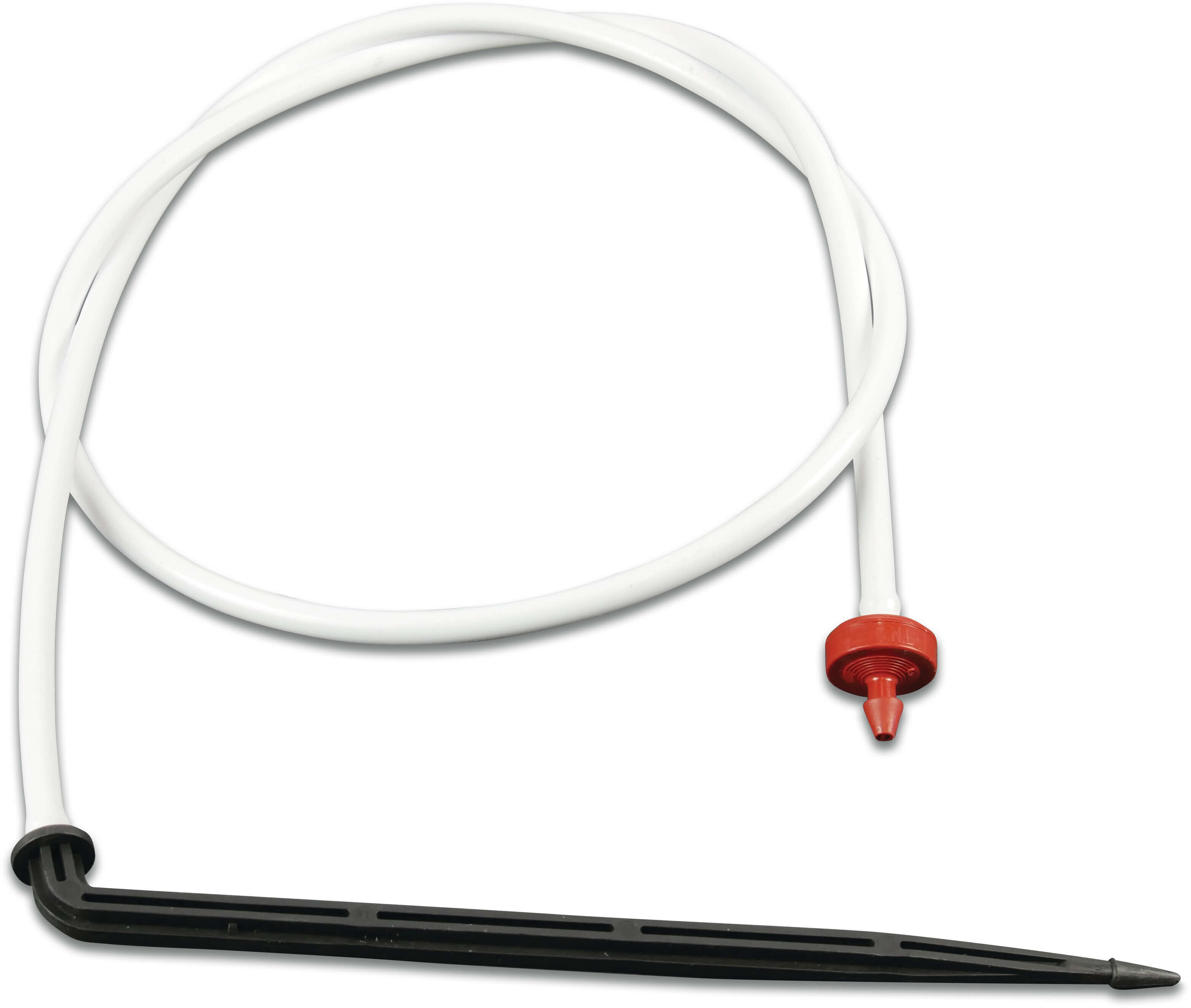 Netafim Dripper set plastic 4 mm x 4/7 mm push-in x barbed 2ltr/h 60cm black type PCJ CNL