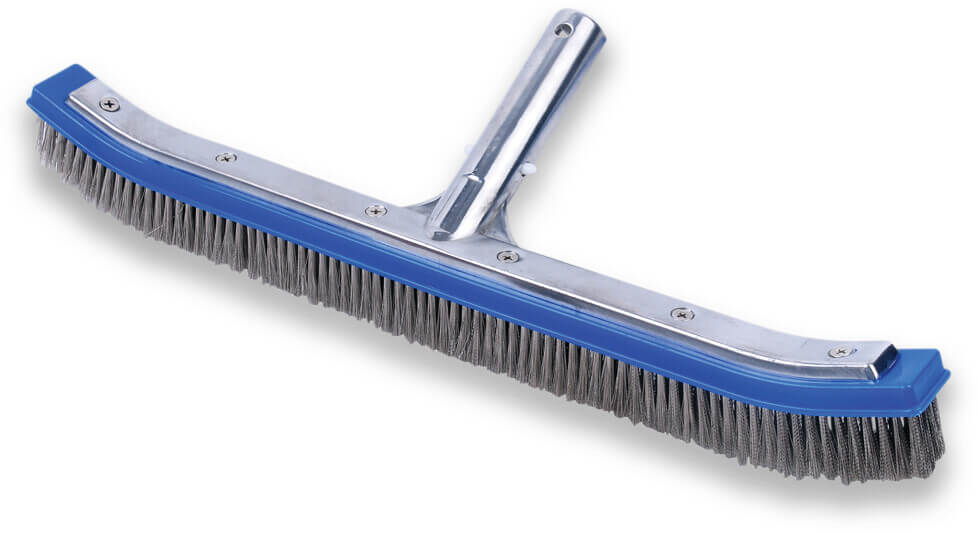 Flotide Algae brush stainless steel 18" type for concrete pools