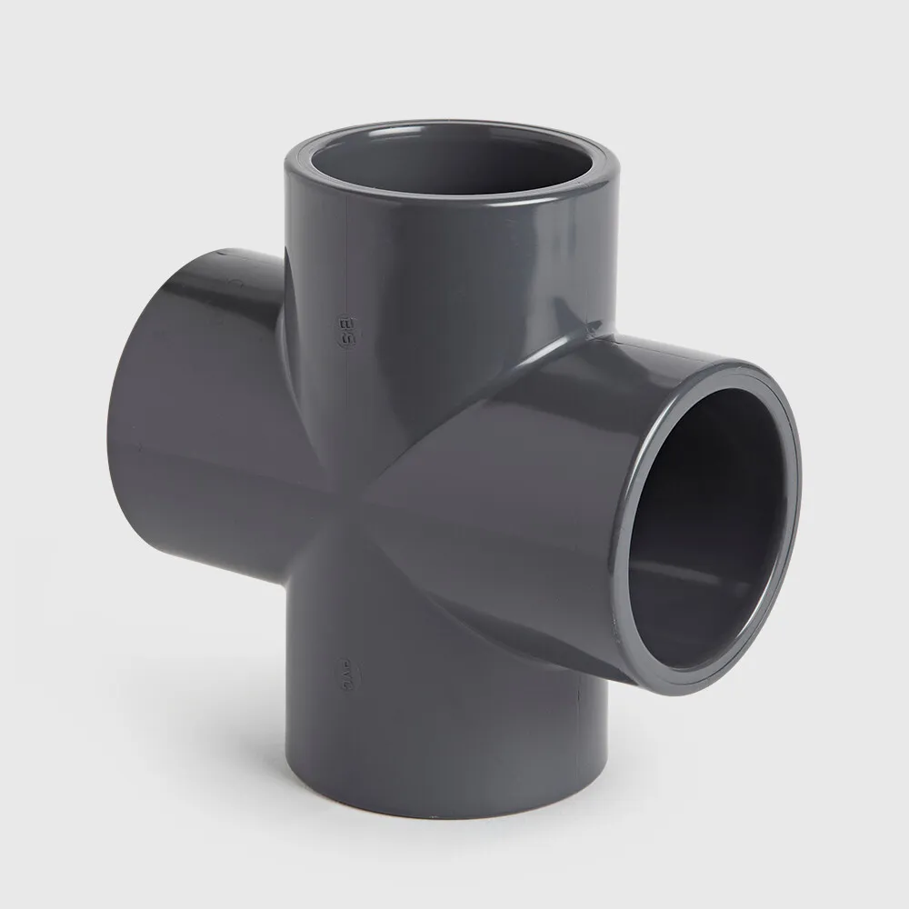 Profec Kruisstuk PVC-U 63 mm lijmmof 16bar grijs