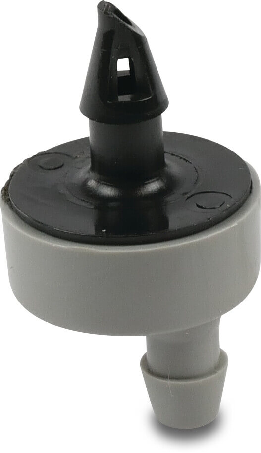 Rain Bird Overgang plastik 6 mm modhage x indstik 3,5bar grå type SPB-025