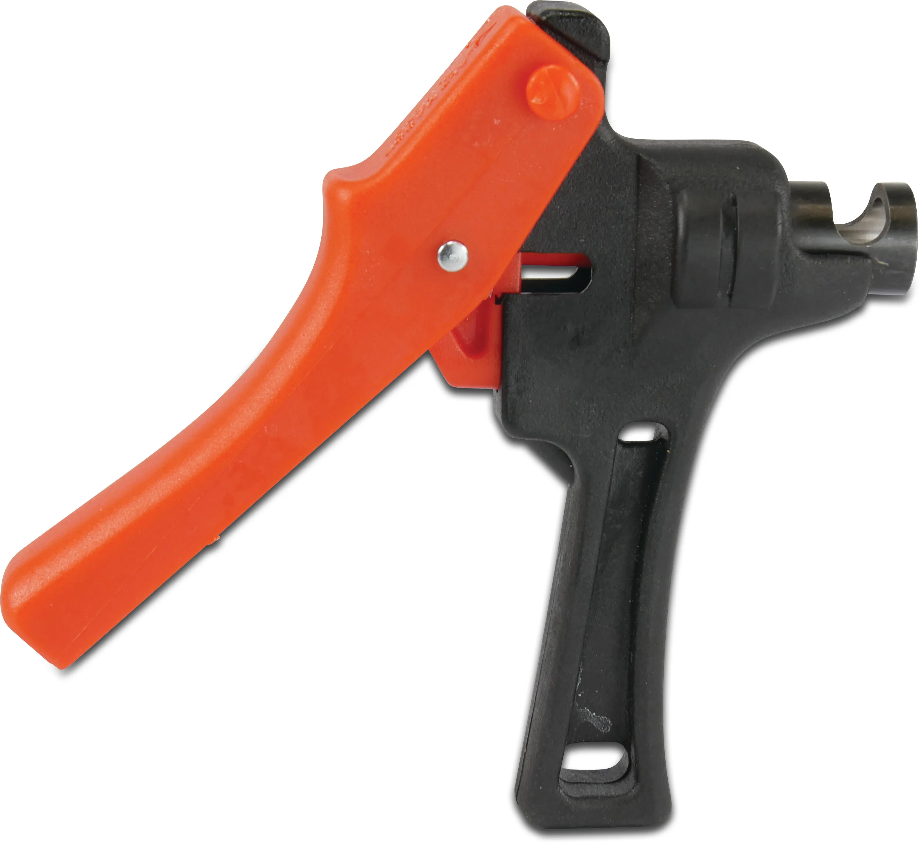 Punch plastic 18 mm black/orange type Layflat