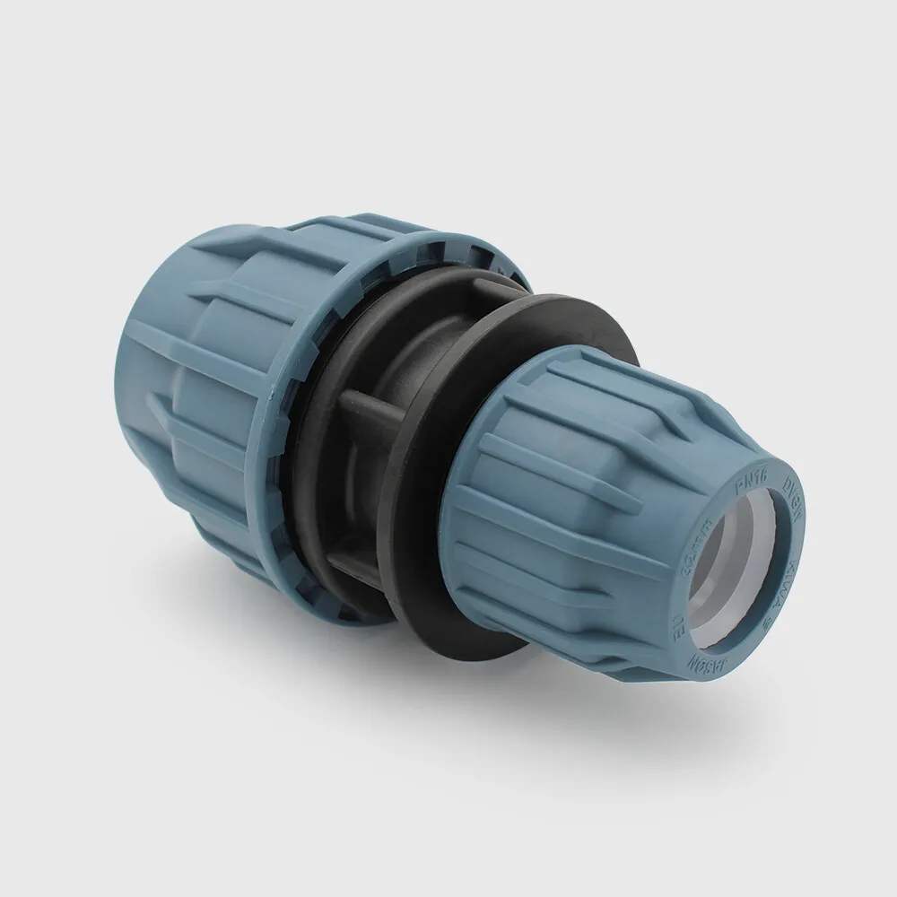 Jason Verloopkoppeling PP 32 mm x 25 mm knel 16bar zwart/blauw DVGW/KIWA/WRAS/SVGW