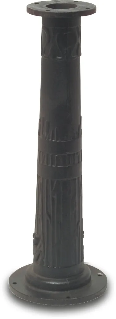 Pompstandaard gietijzer zwart type nostalgie