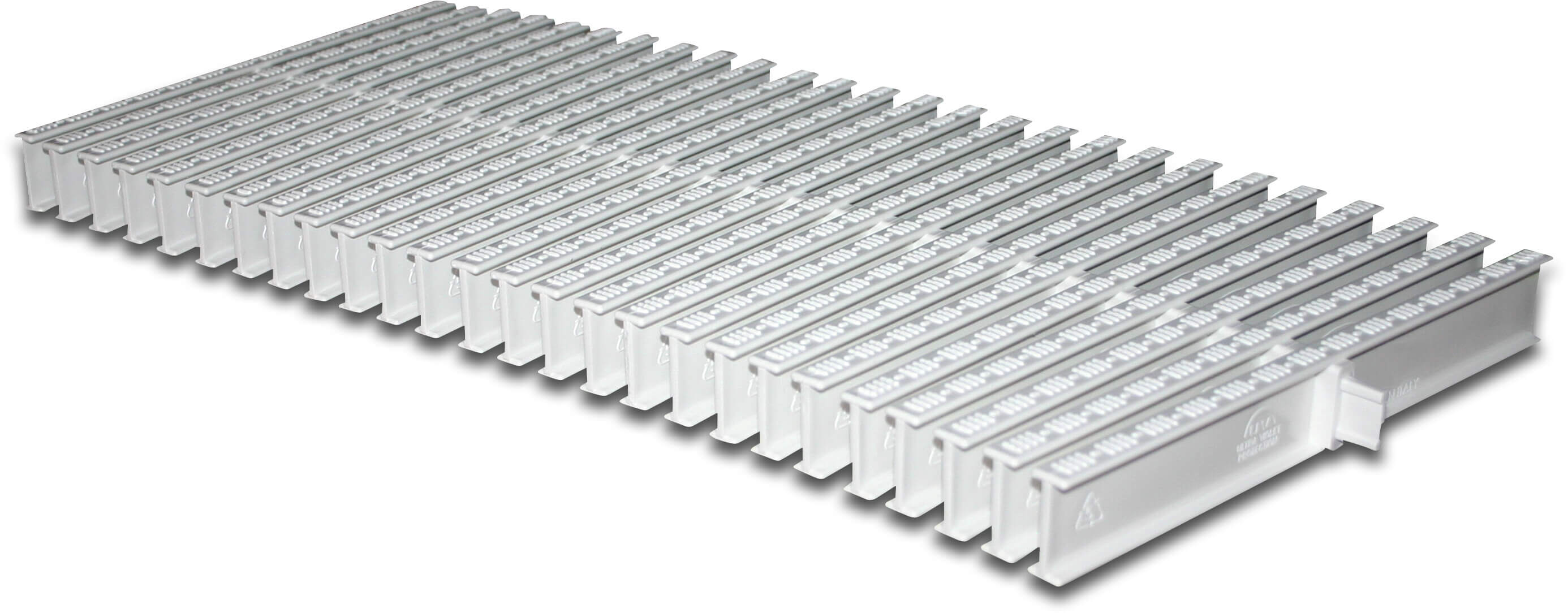 Overflow grating 245 mm x 35 mm 1m type Standard