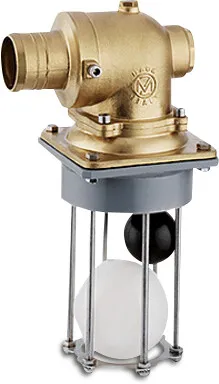 MZ Overstortventiel messing 60 mm slangtule 4bar DN60 type 0160