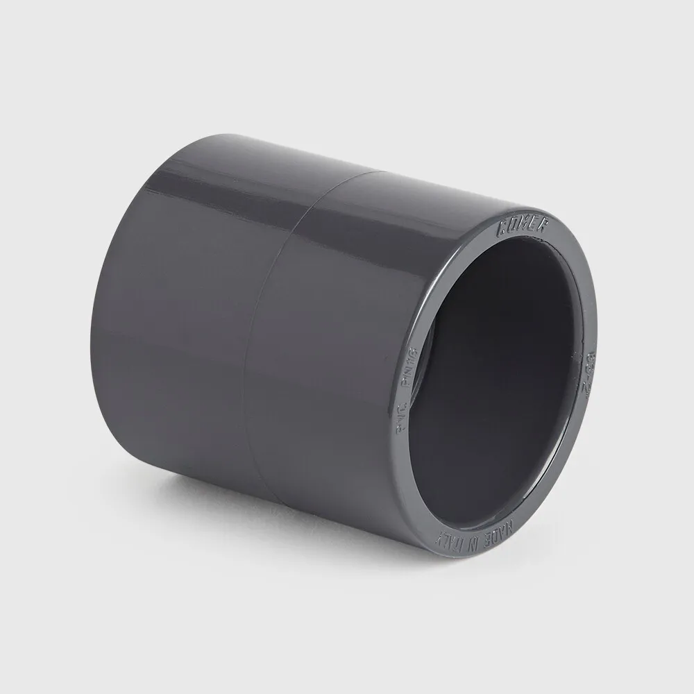 VDL Manchon PVC-U 63 mm collage femelle 16bar gris KIWA