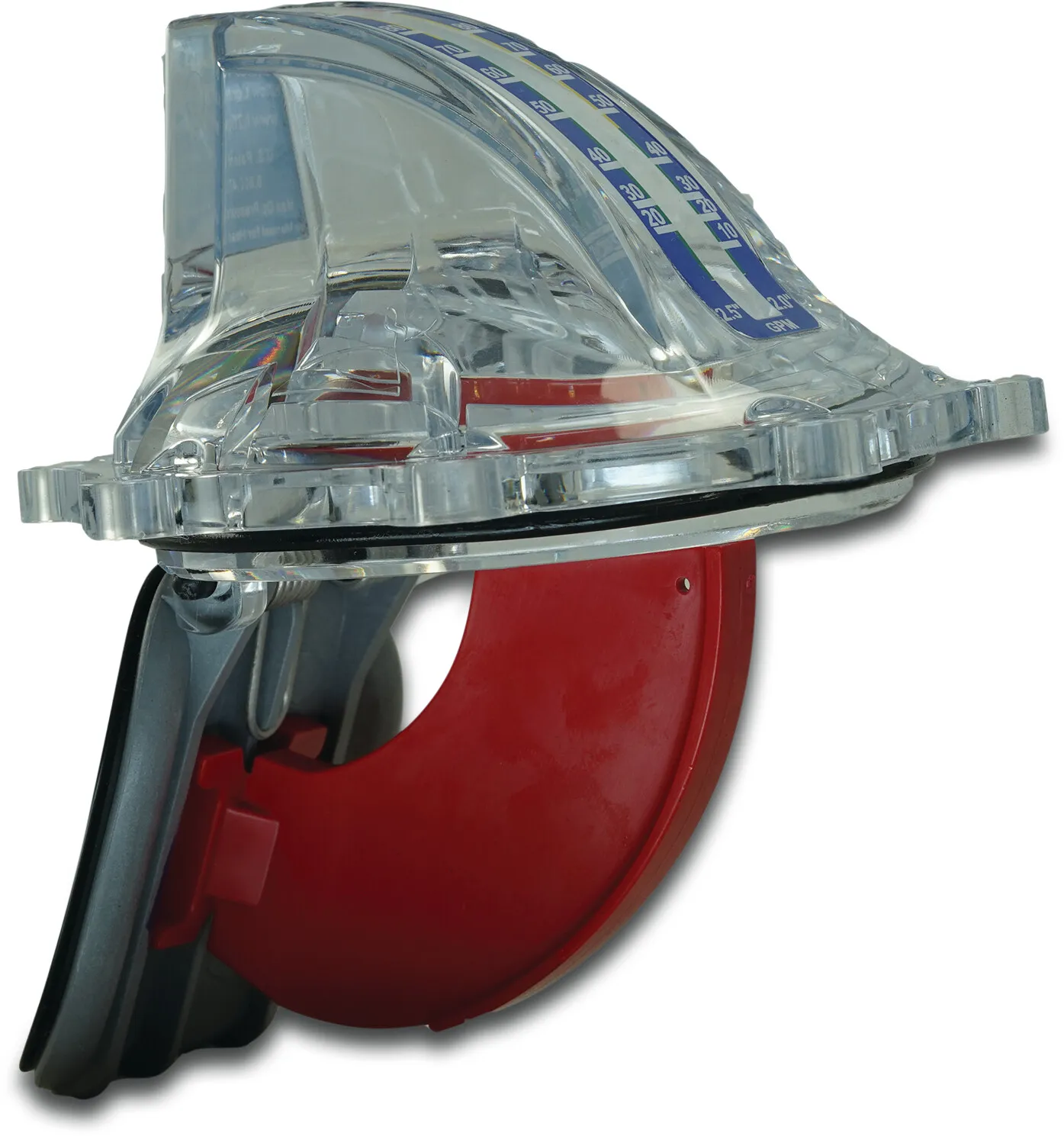 FlowVis Complete lid assembly polycarbonate 2" transparent
