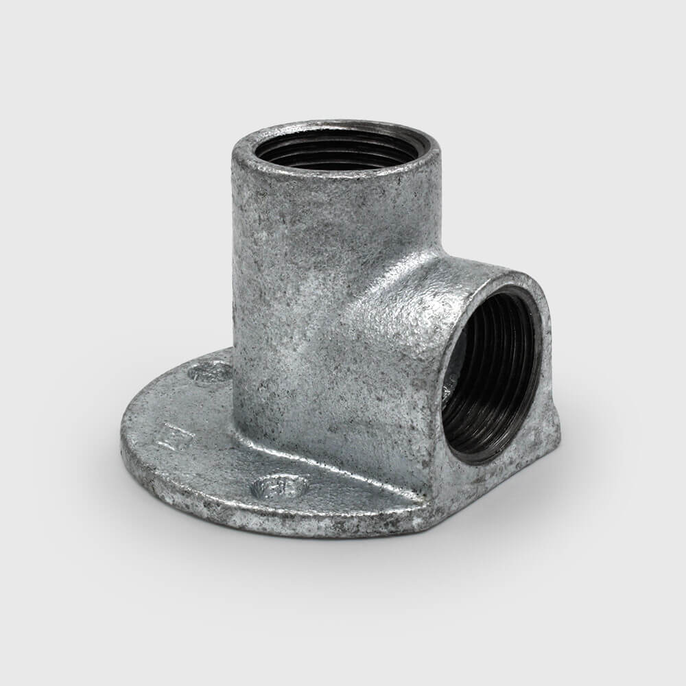 Profec Nr. 471 Wandscheibe 90° Gusseisen Verzinkt 3/4" Innengewinde 25bar DVGW