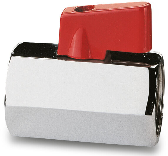 Itap Mini kogelkraan messing verchroomd 1/4" binnendraad 10bar type 125