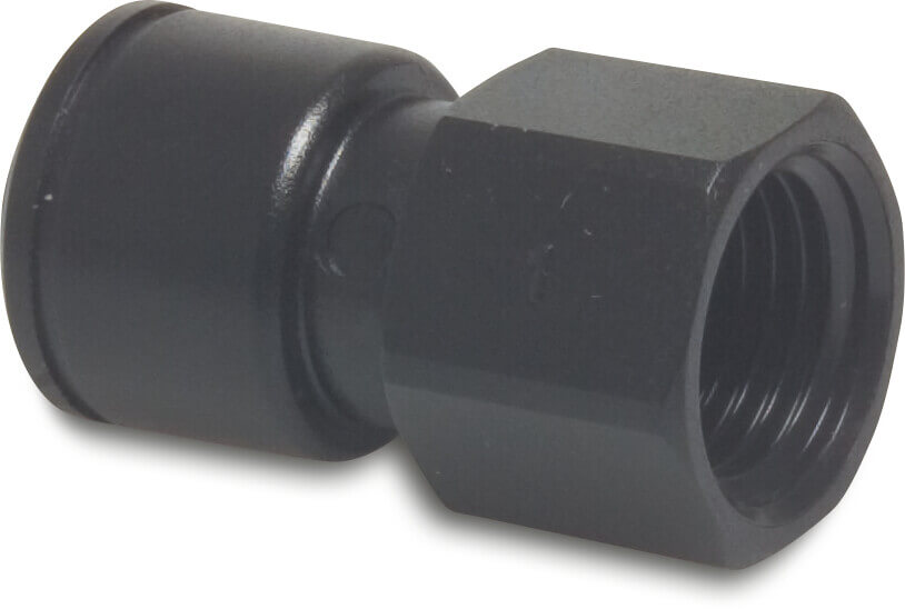 Speedfit Adaptor socket POM 10 bar push-in x female thread black type Super