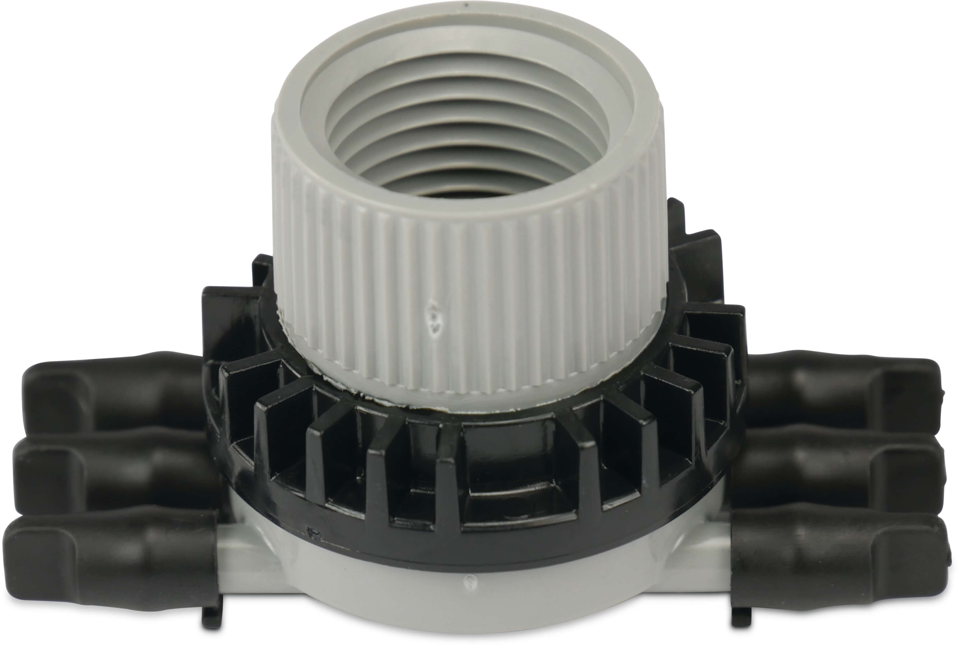 Rain Bird Manifold 6 outlets plastic 1/2" x 6 mm female thread x barbed 3,5bar black type EMT-6X