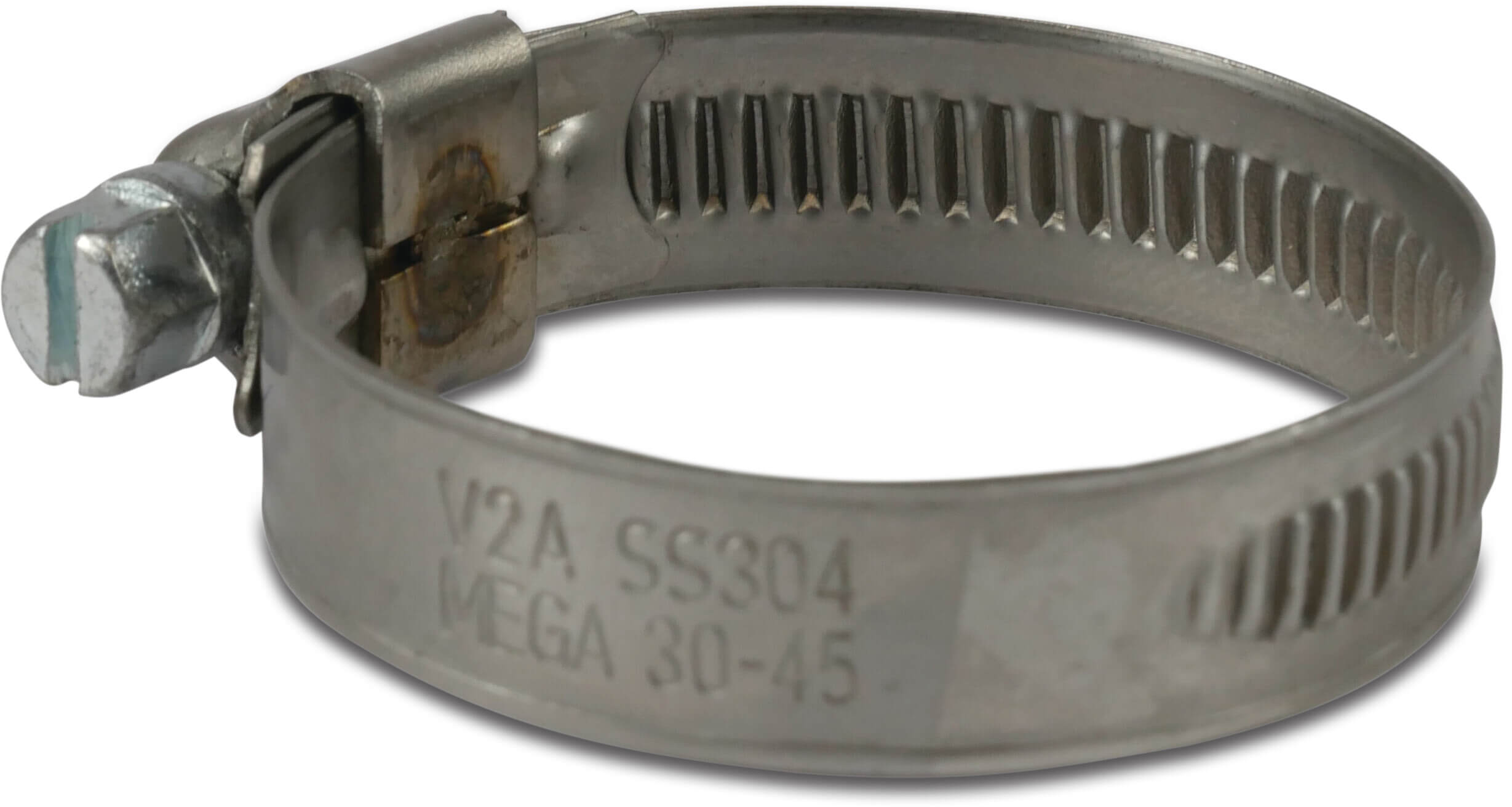 Profec Snekkesporet spændebånd rustfri stål 304 30 mm x 45 mm type W4 12 mm