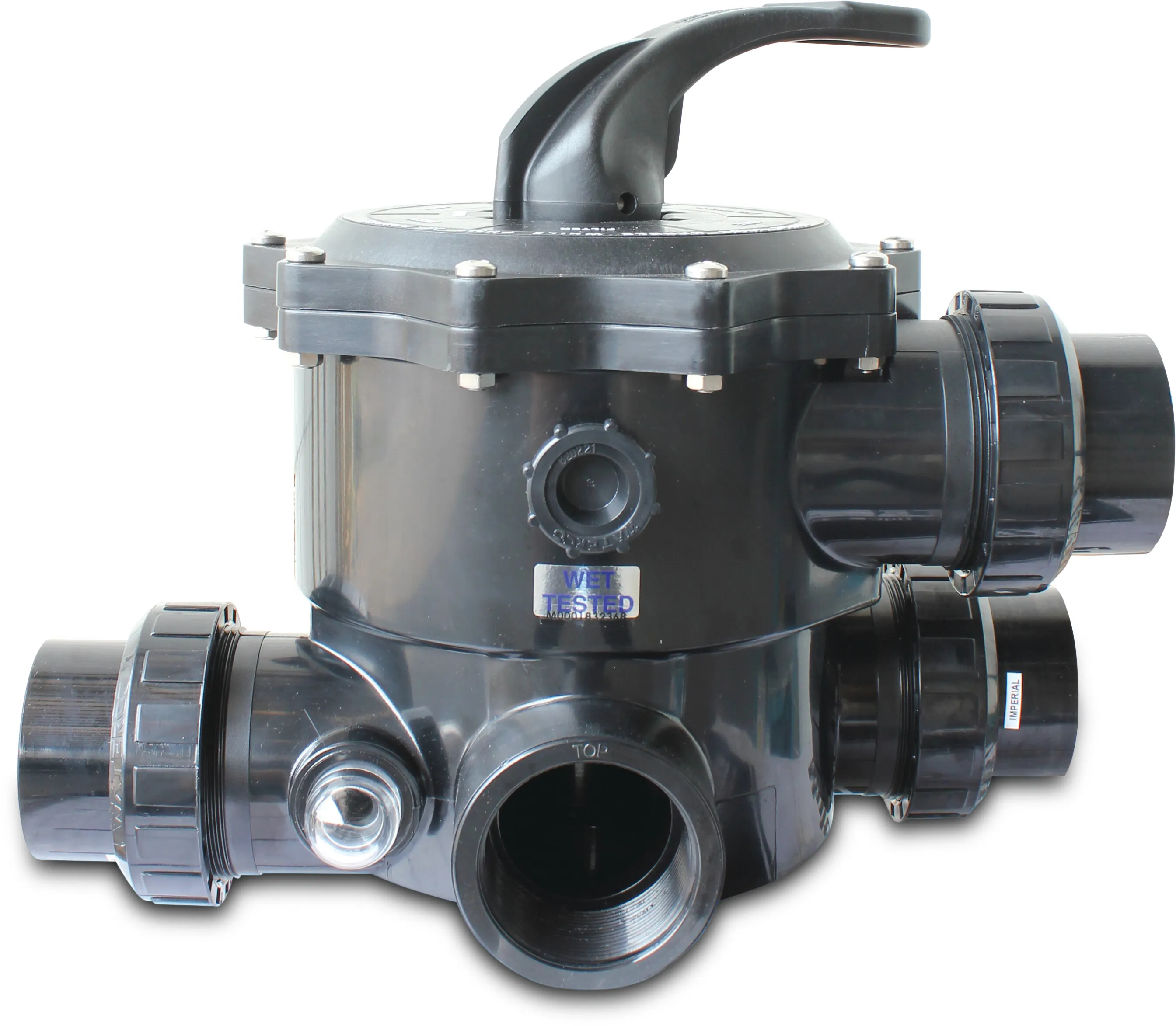 Waterco Commercial multiport valve 2" x 63 mm 4bar for side mount filter type 6-way valve