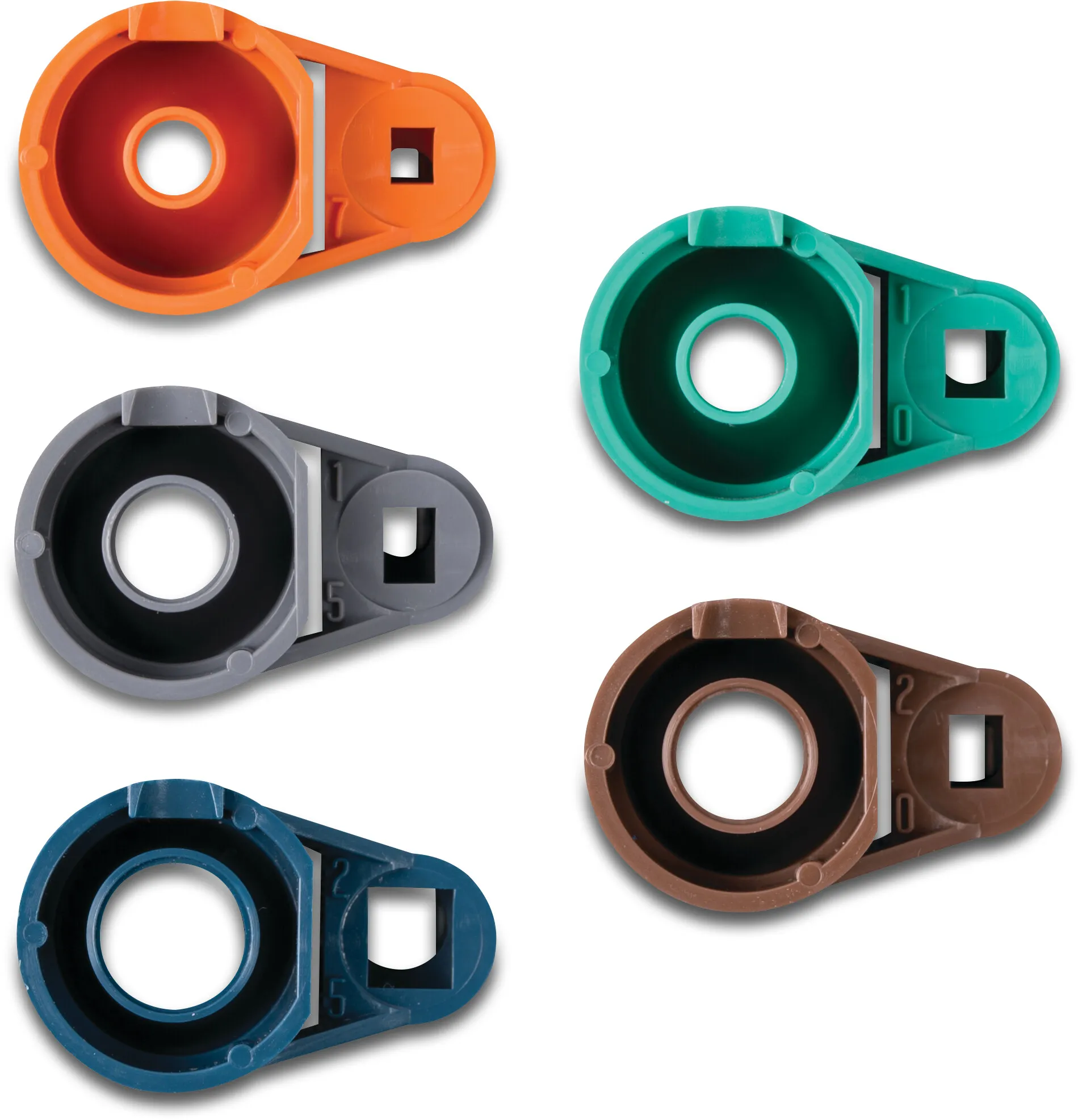 Hunter 5-delige nozzle set type I-25-460010 #7,#10,#15,#20,#25