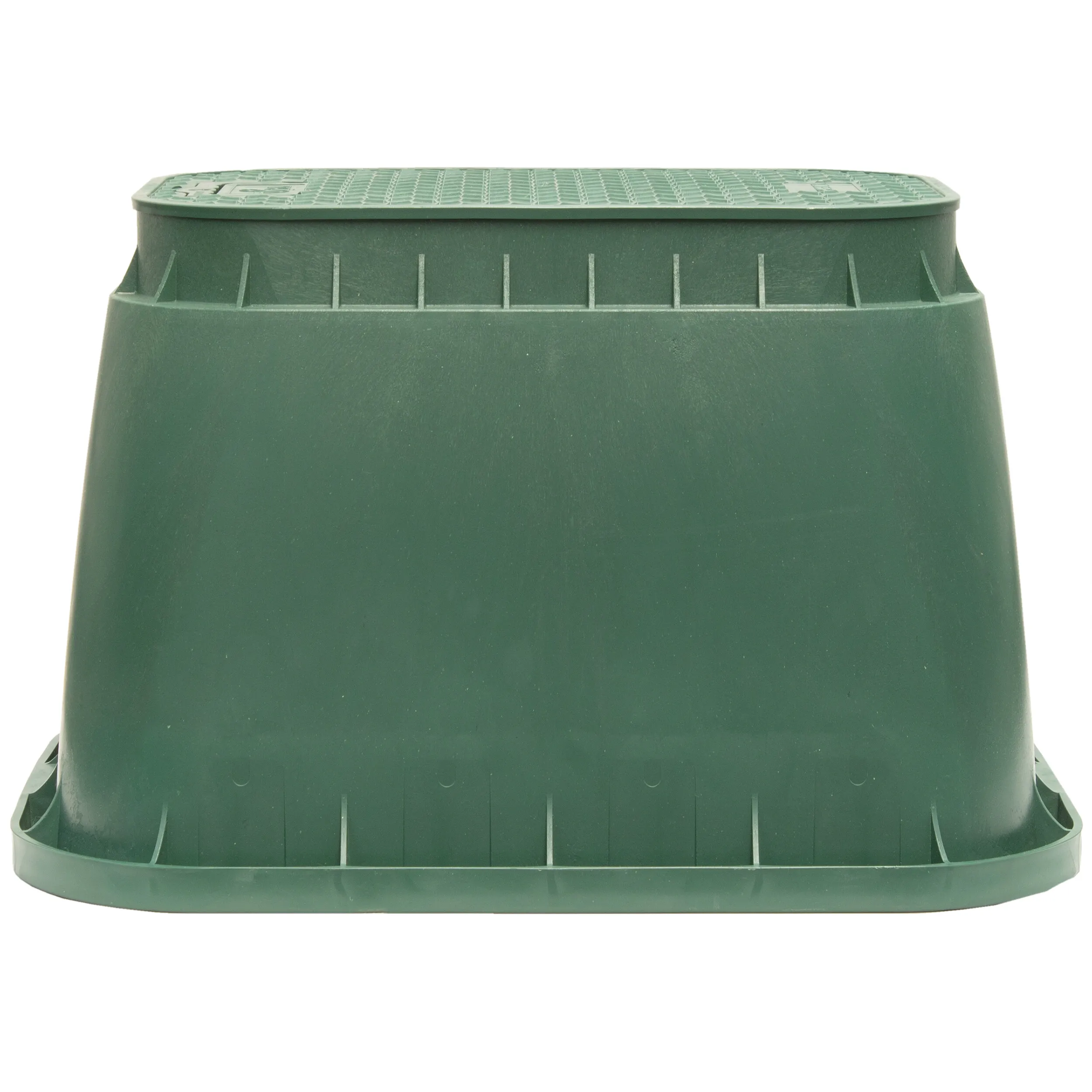 Rain Hydrantput rechthoekig HDPE groen type EzOpen PRZM 111