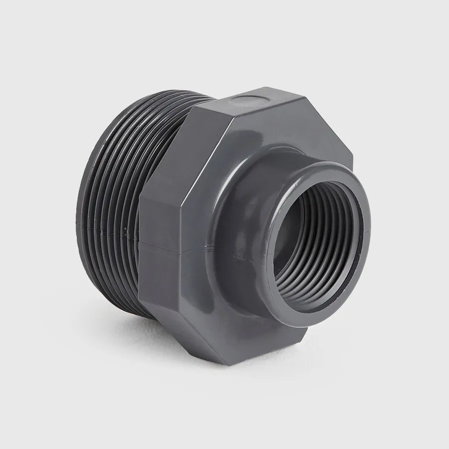 Profec Reducer nipple PVC-U 1/2" x 3/8" male thread x female thread 10bar grey