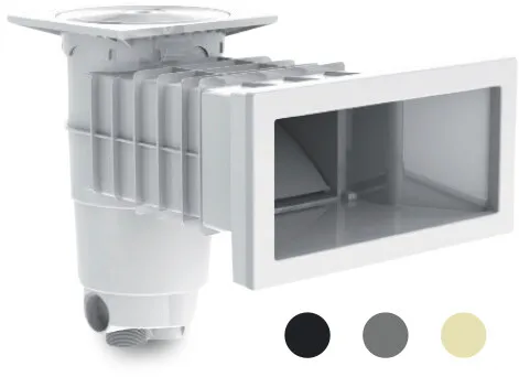 Weltico Skimmer ABS 1 1/2" x 2" female thread white type A400 Design