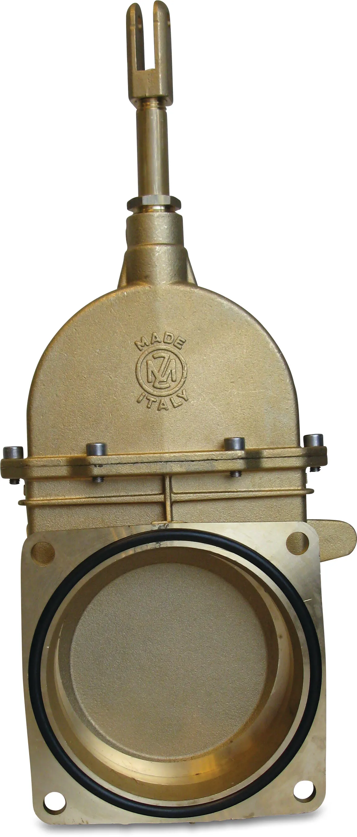 MZ Gülleschieber Messing 6" Quadratflansch 2,5bar Typ ECO 0075