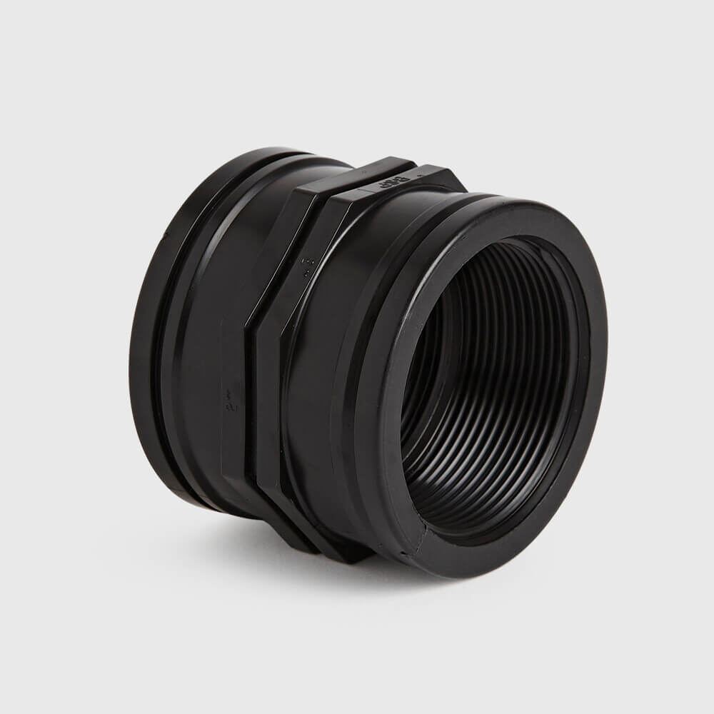 Socket PP 3" female thread 6bar black