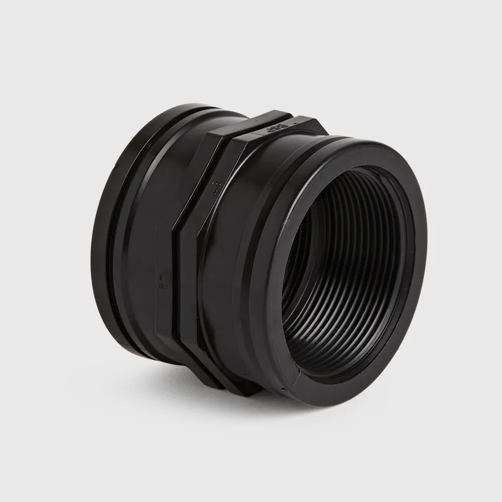 Socket PP 2" female thread 10bar black