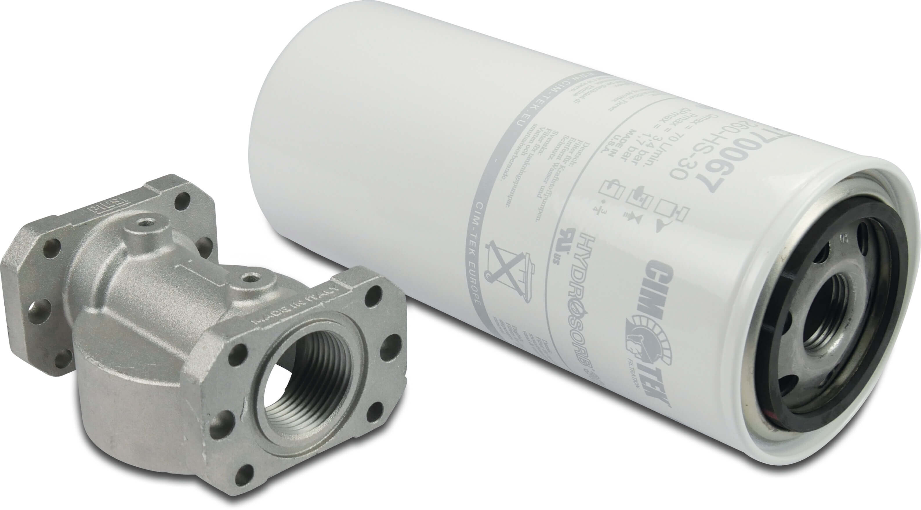 Fuel filter spare part steel 1" female thread type hydrosorb 260