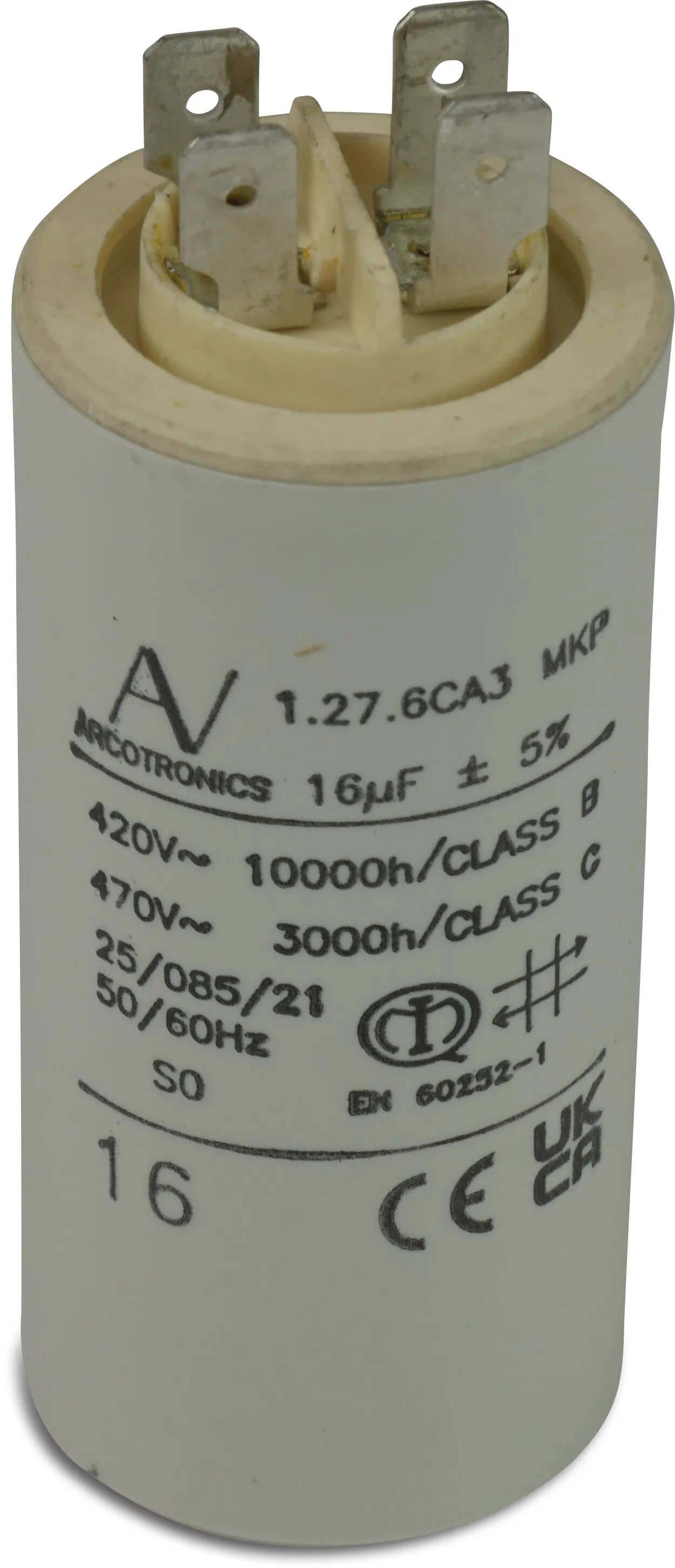DAB Capacitor 16 µF for jetpumps and Euro Inox pumps