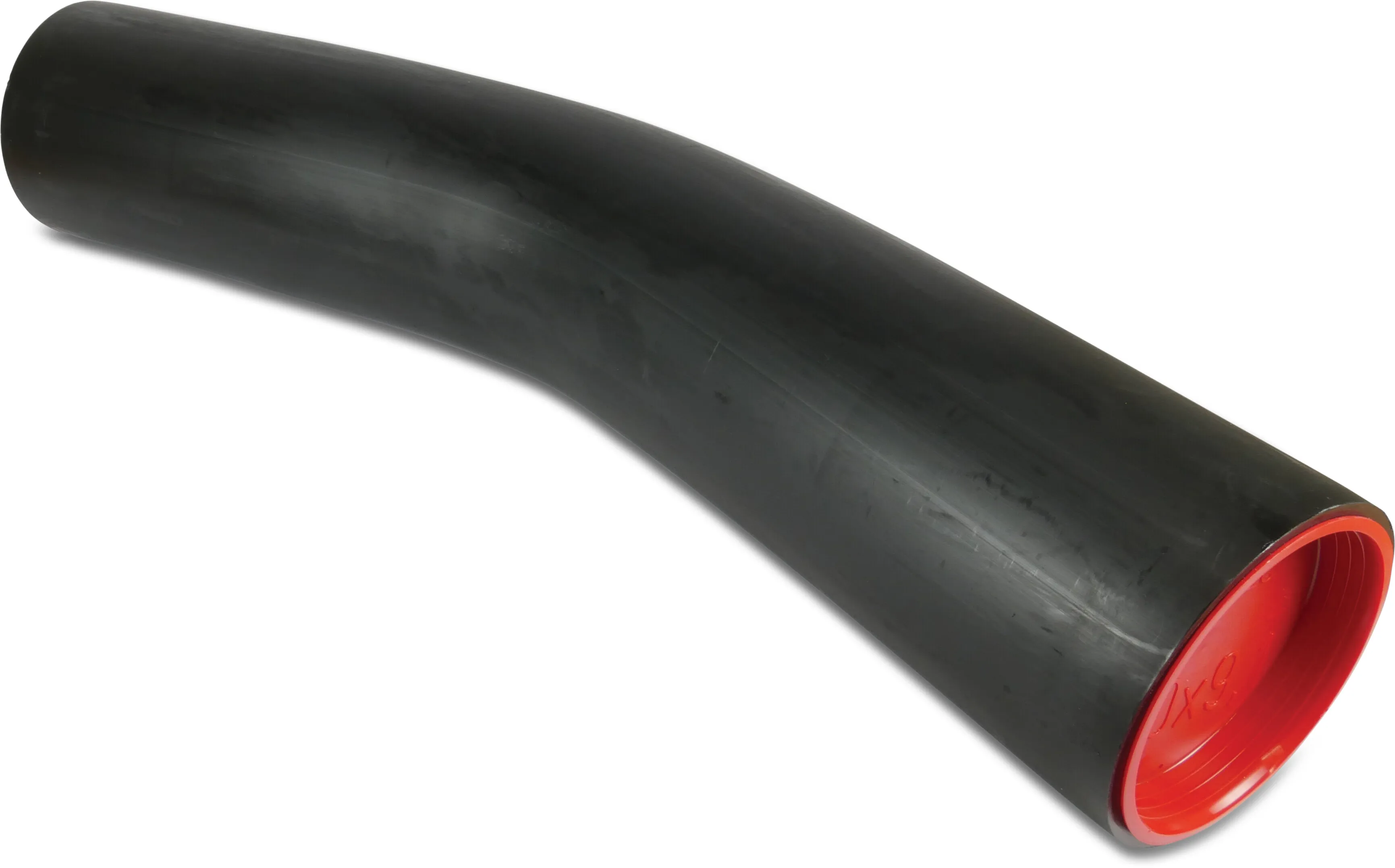 Bend 30° PE100-RC 200 mm plain SDR17 black DVGW type made from tubing