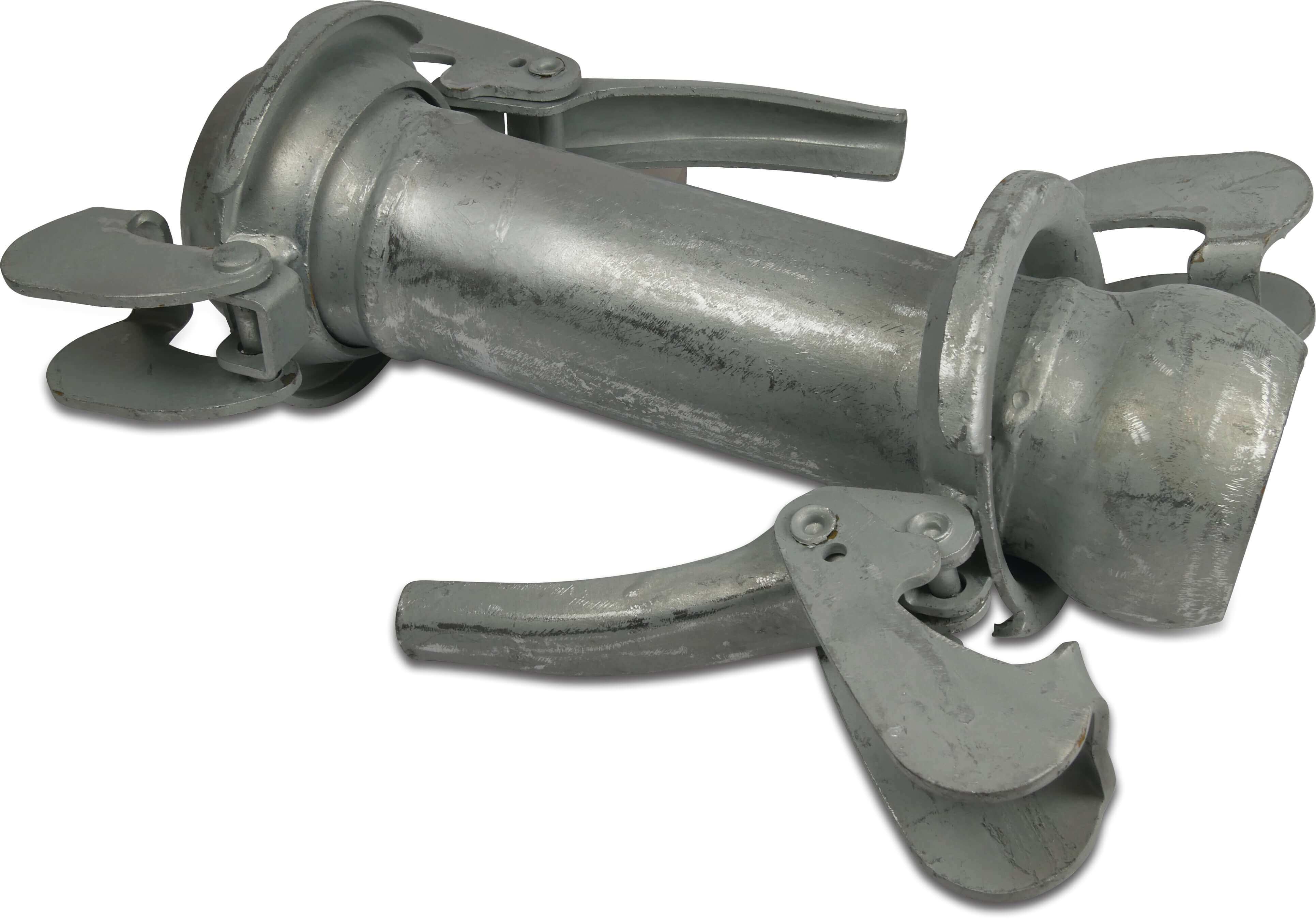 Lynkobling stål galvaniseret 159 mm han-del Bauer 10bar type Bauer