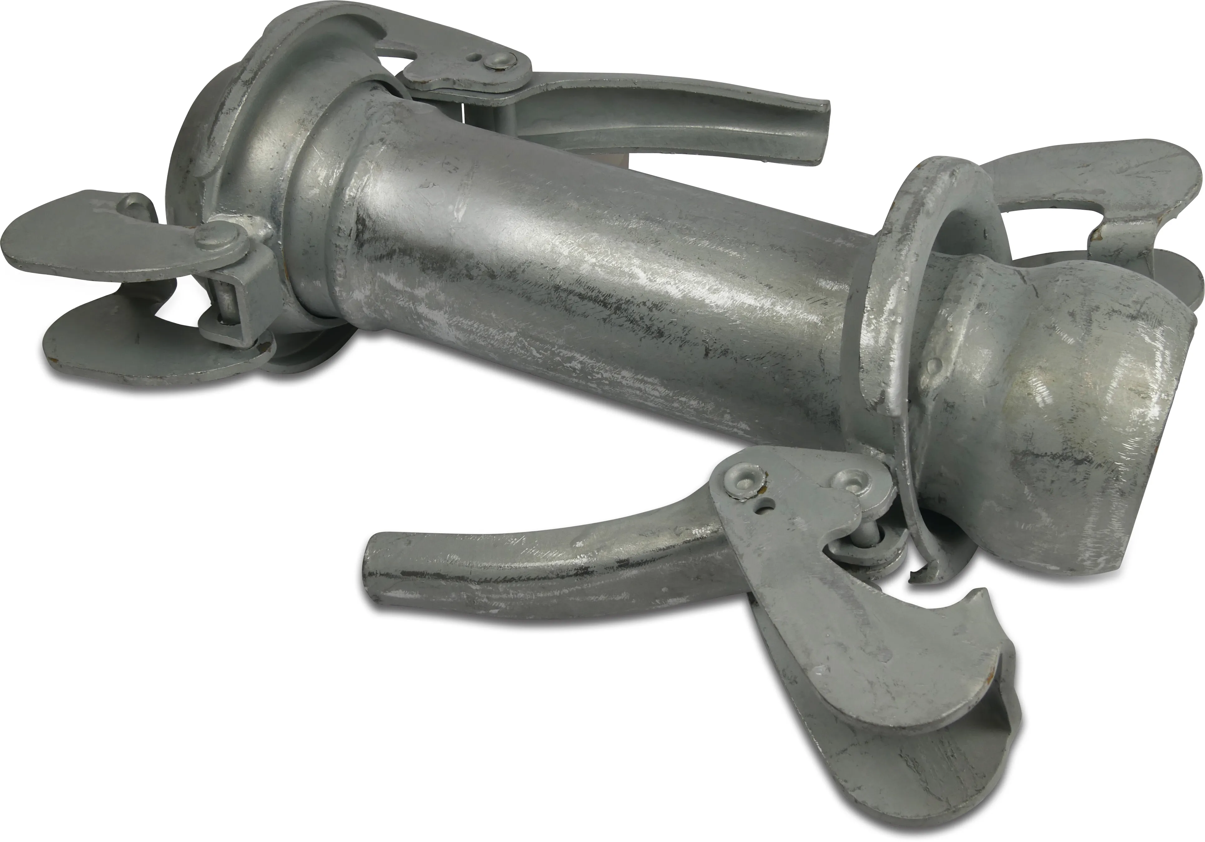 Snelkoppeling staal gegalvaniseerd 76 mm M-deel Bauer 10bar type Bauer