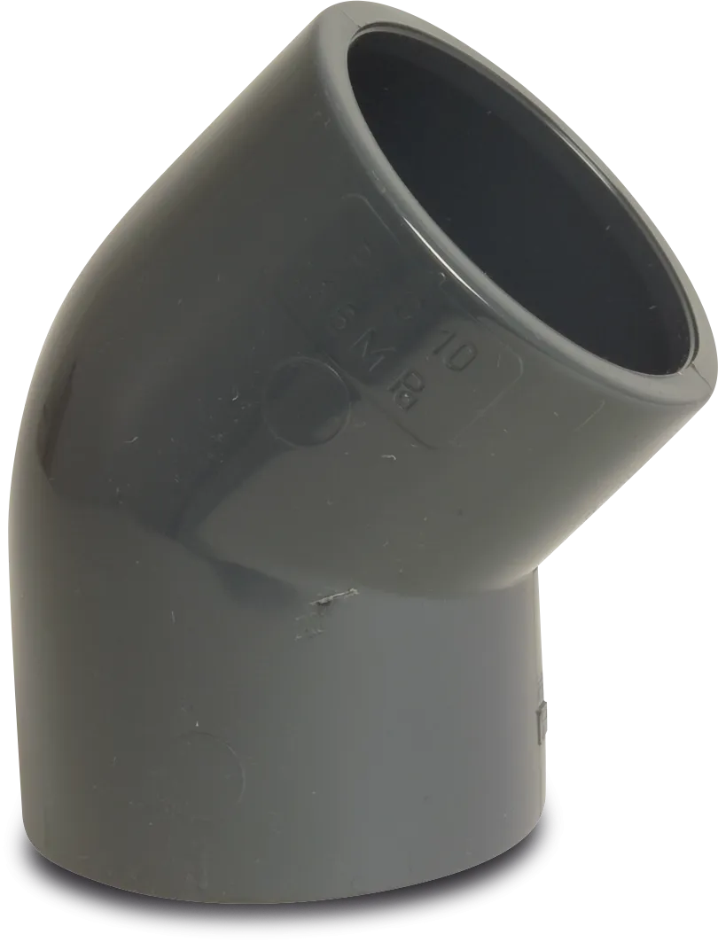 PVC-Druckfittinge grau