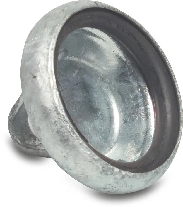 Ändstycke koppling stål galvaniserad 159 mm hona del Bauer type Bauer S8