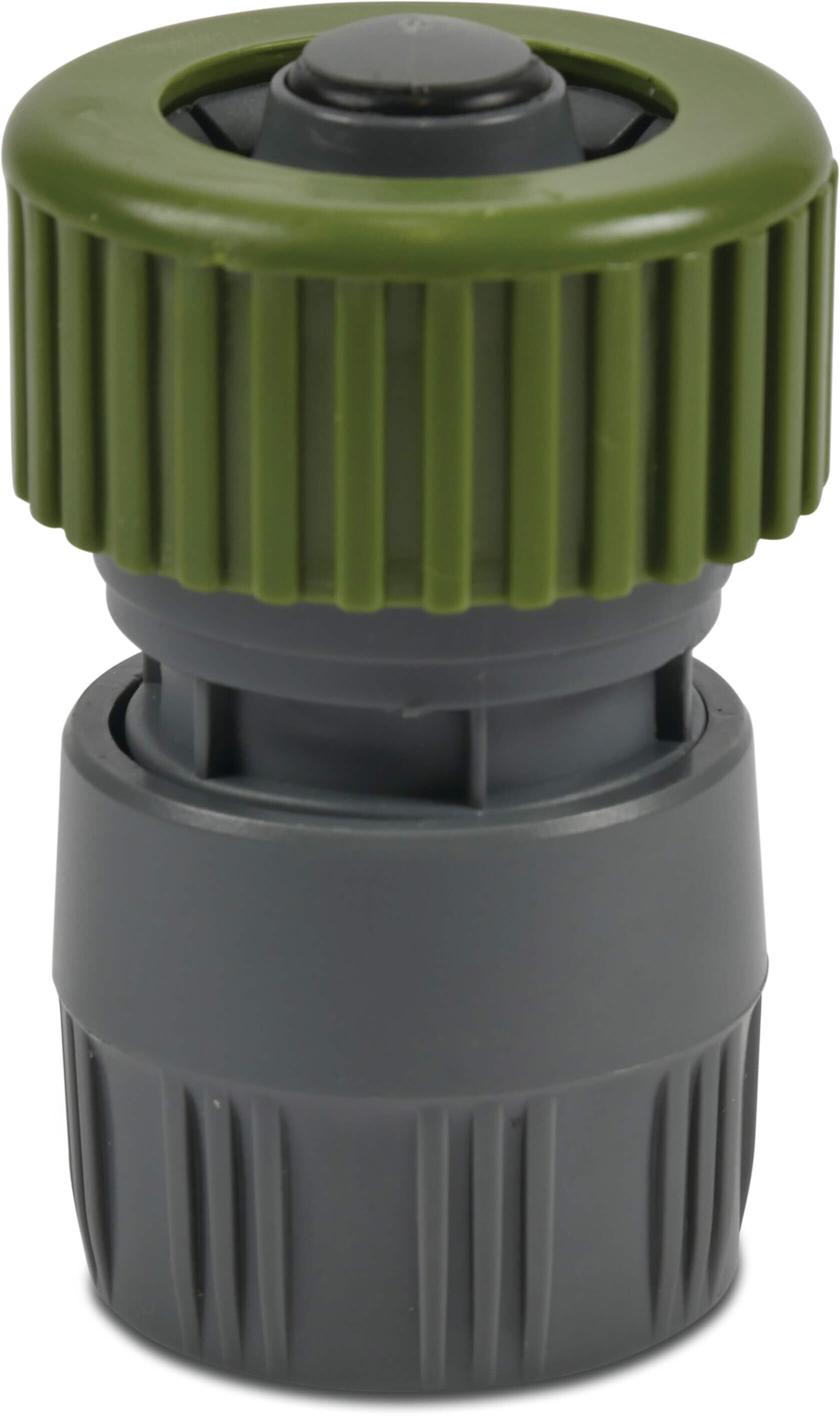 Flotide Kupplung PVC-U 15-19 mm Klemm x Klickmuffe Grau/Grün mit Wasserstop