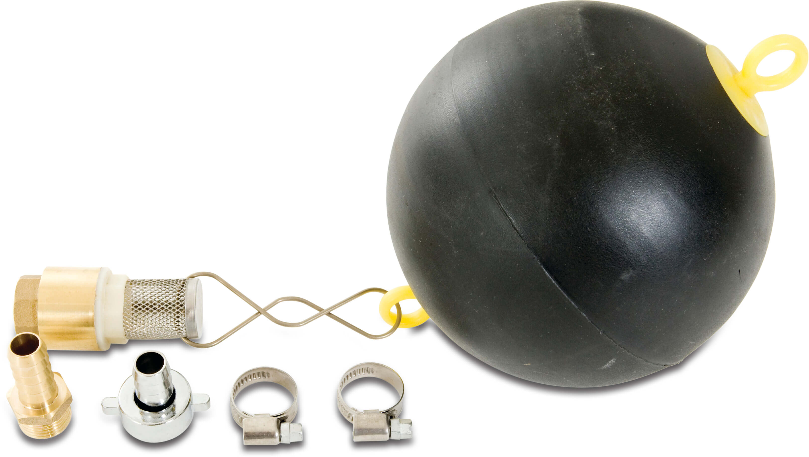 Groft filter 1/2" med flyde 1/2"