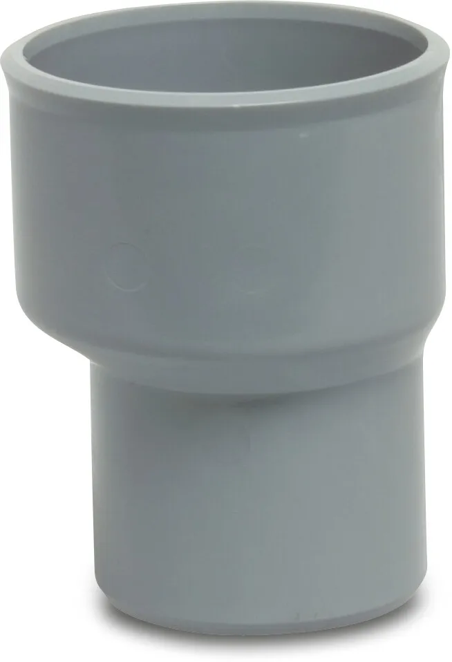 Repair socket PVC-U KOMO glue socket x insert (in pipe) grey